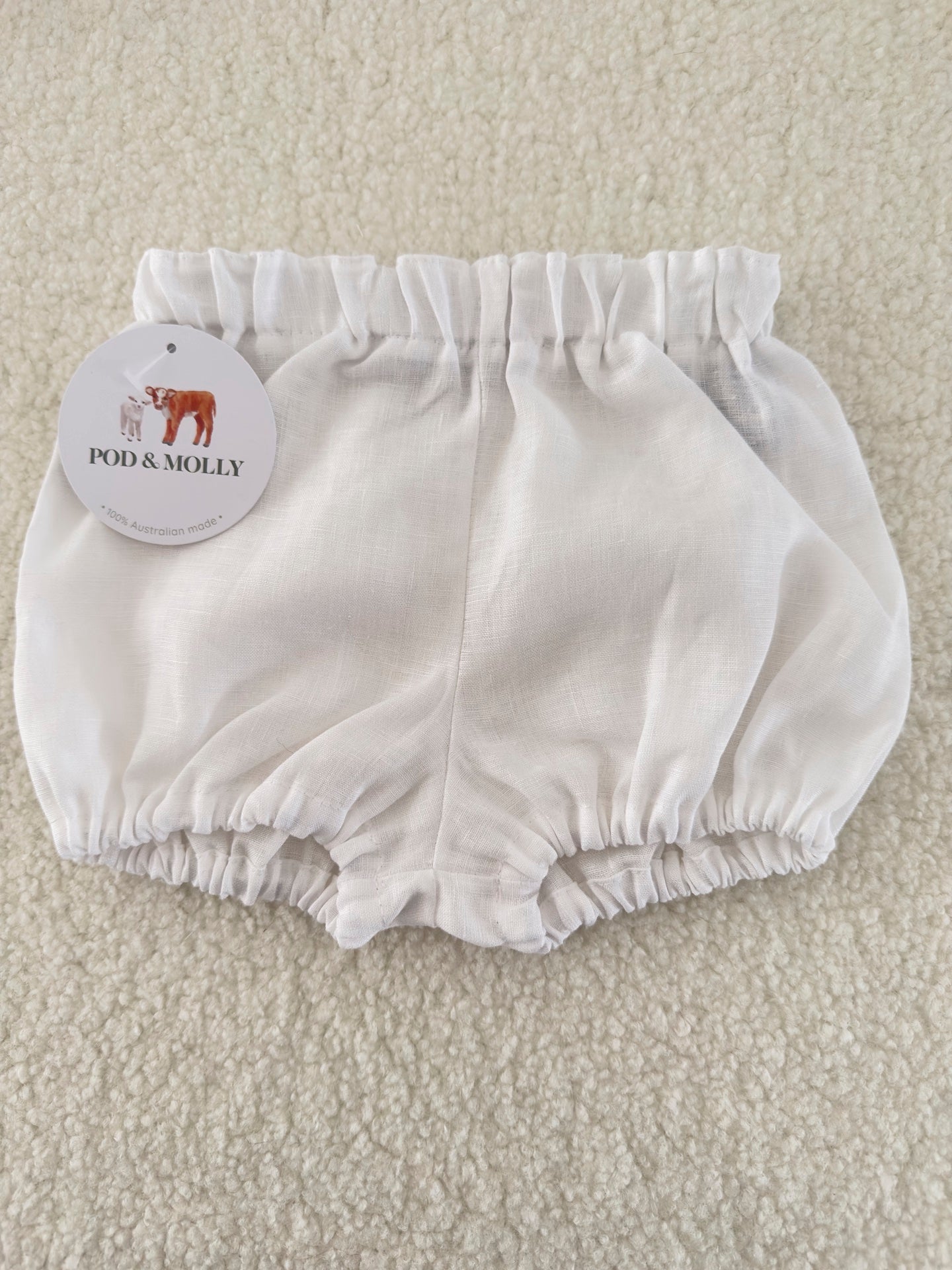 Frankie linen baby pants