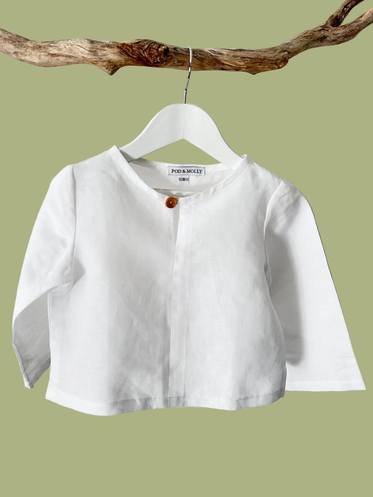 Ollie Long sleeve top White