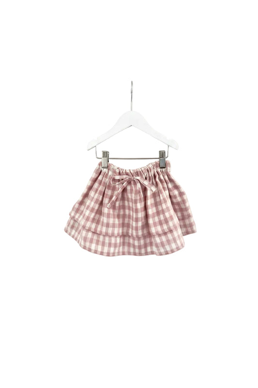 Ellie Linen tiered skirt