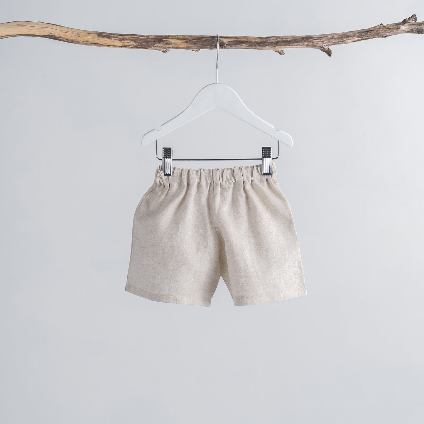 Boys linen shorts back