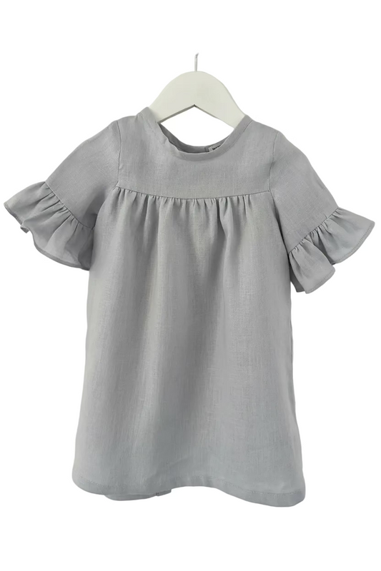 Girls Lilly dress pale blue