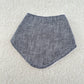 Chambray bandana bib linen
