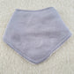 Bandana bib linen pale blue