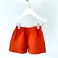 George linen shorts