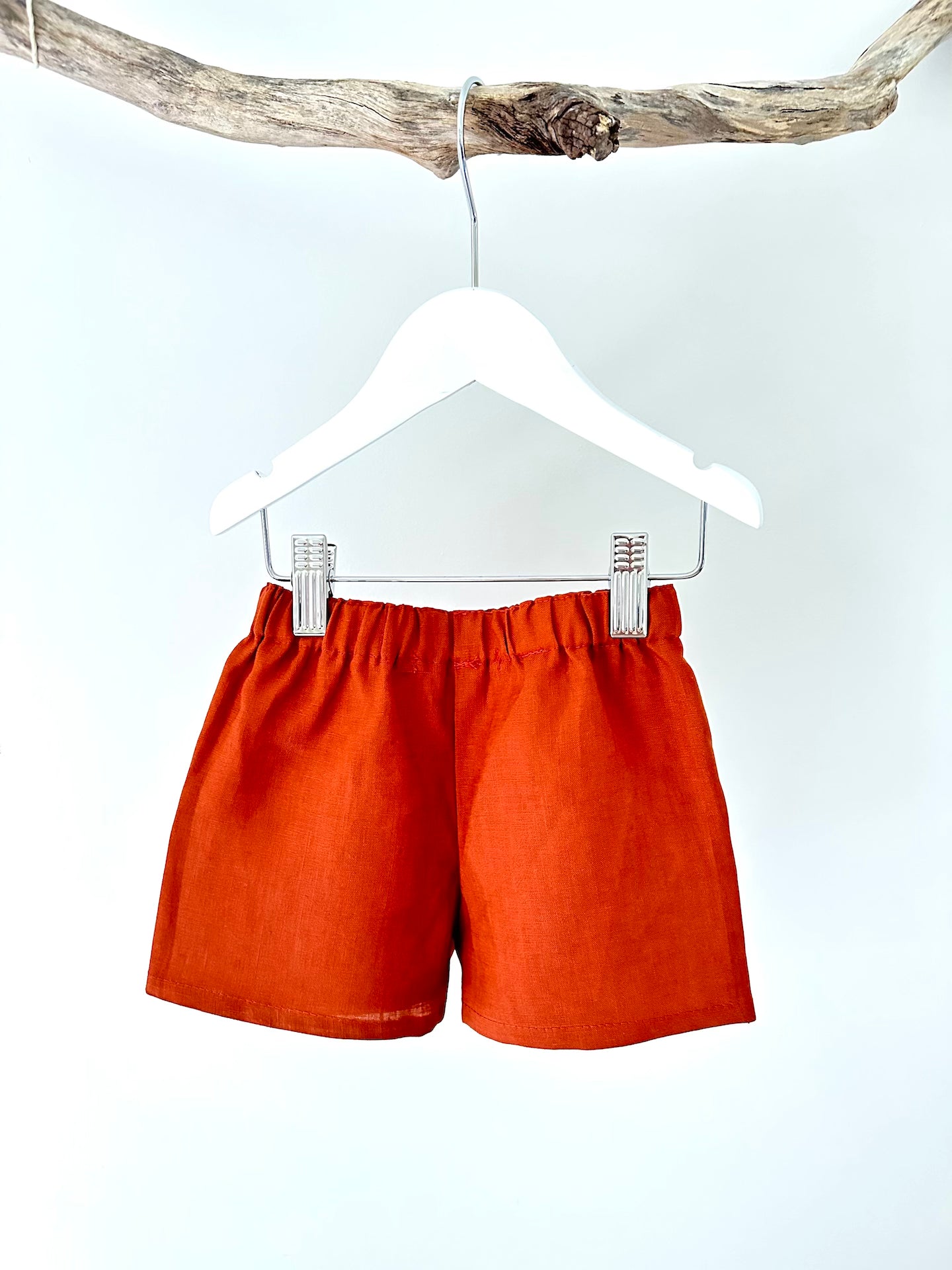 George linen shorts