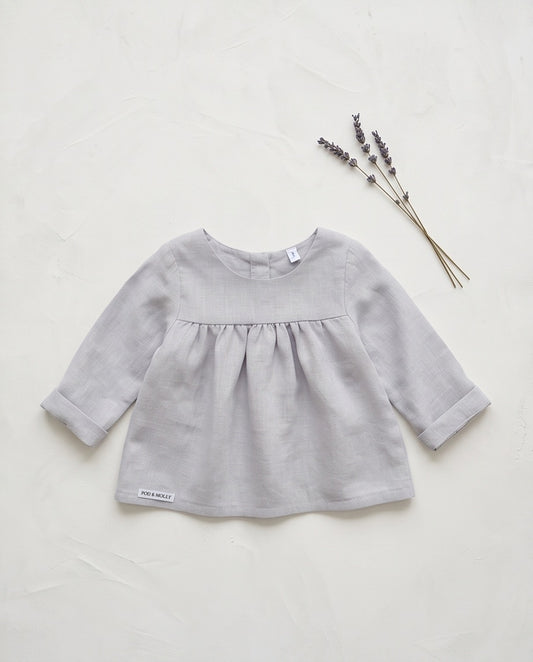 Lilly Long Sleeve Linen Top