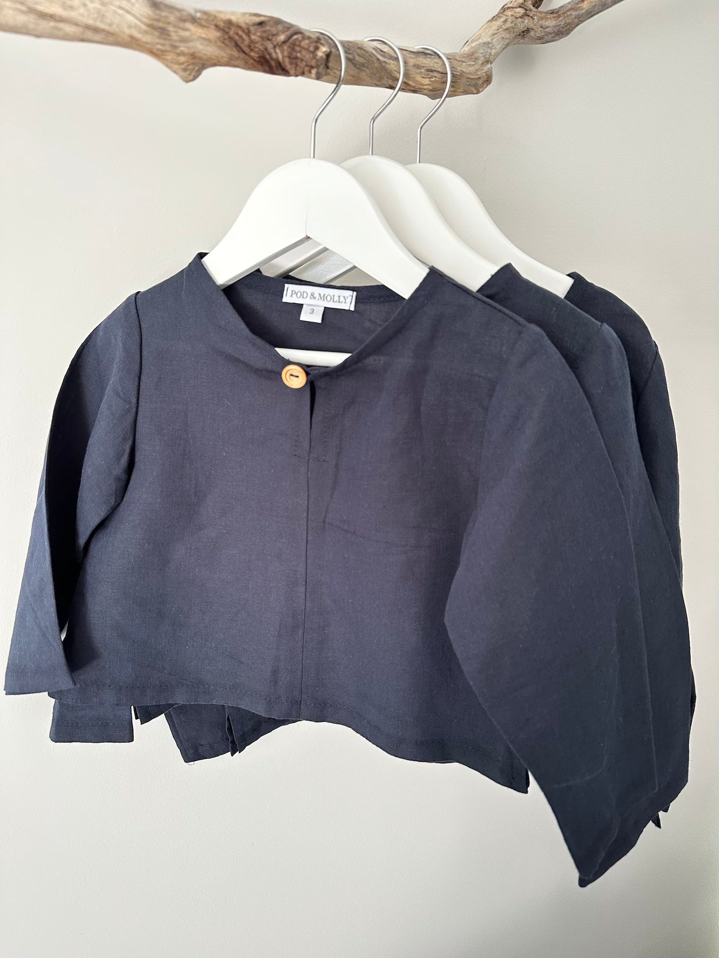 Ollie Long sleeve top Navy