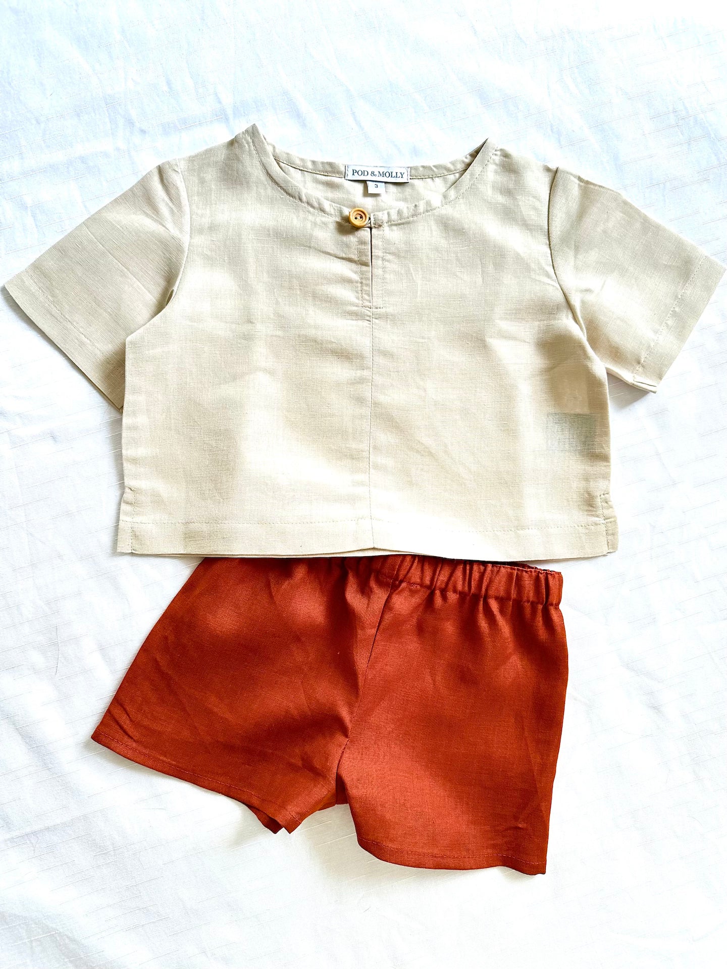 Ollie Sand short sleeve set