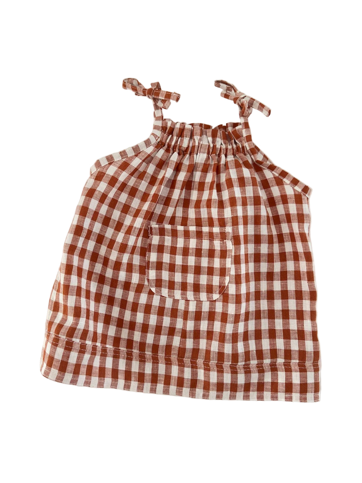 Paprika  Gingham Polly Dress