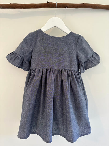 Alice short sleeve ruffle dress