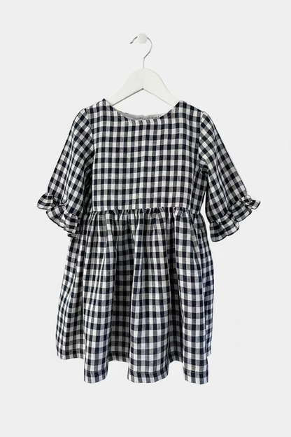 Alice short sleeve ruffle dress