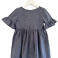 Alice short nsleeve ruffle dress Chambray