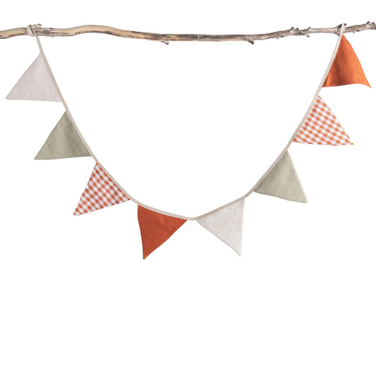 Children's linen bunting