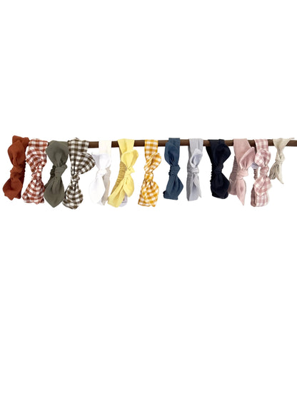 Bow Linen Headbands