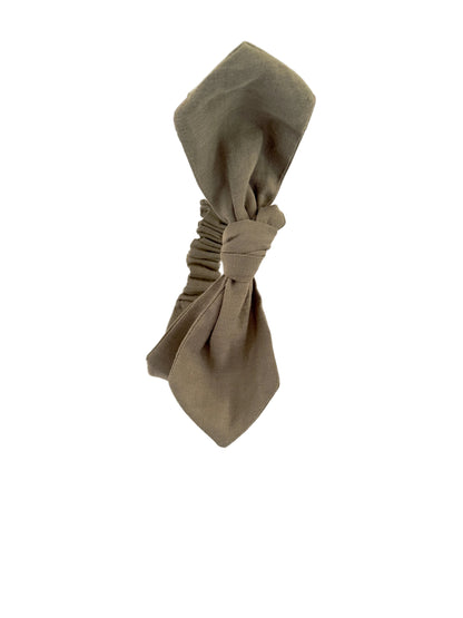 Bow headband Olive