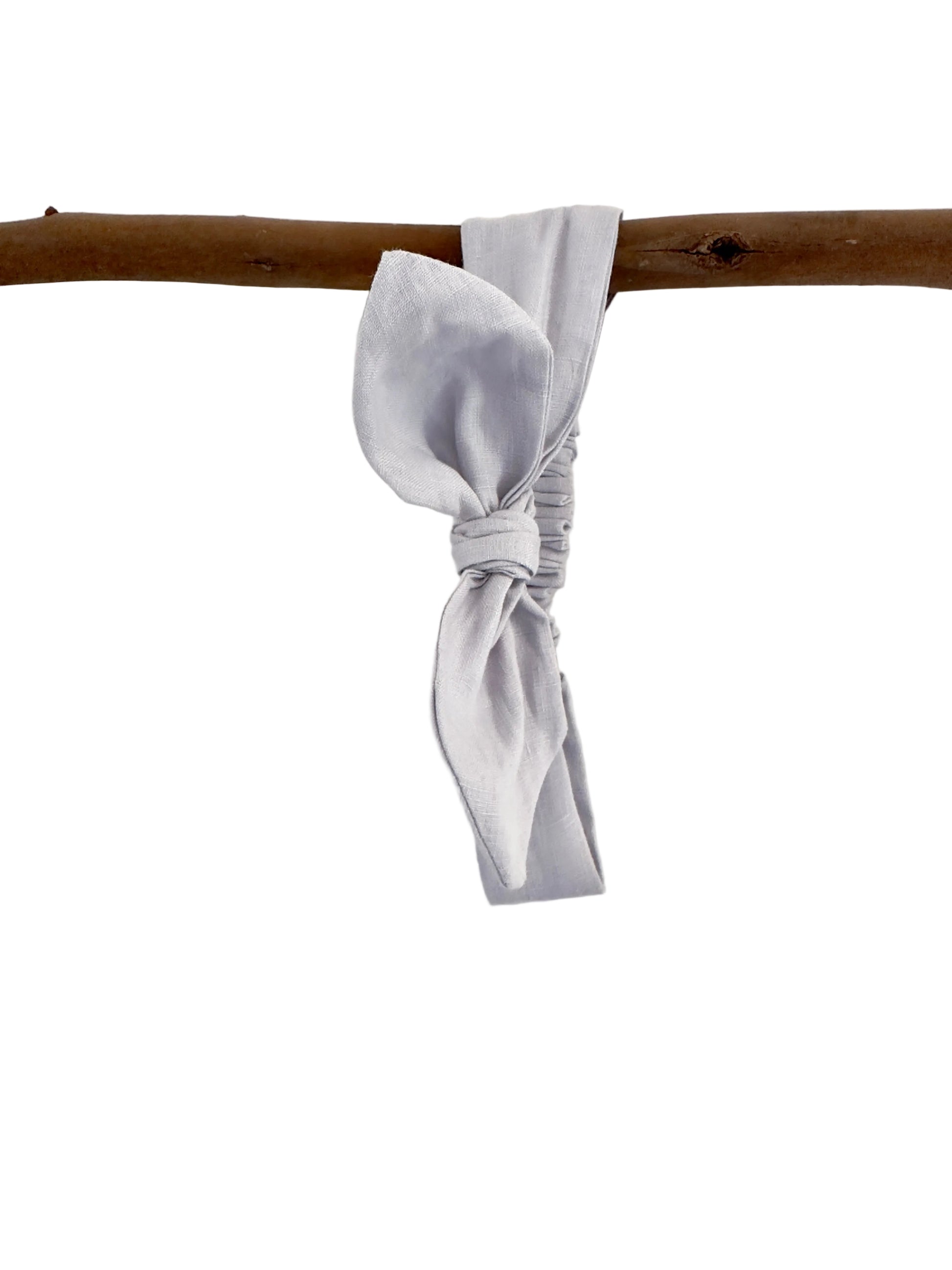 Bow headband pale blue