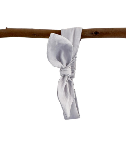 Bow headband pale blue
