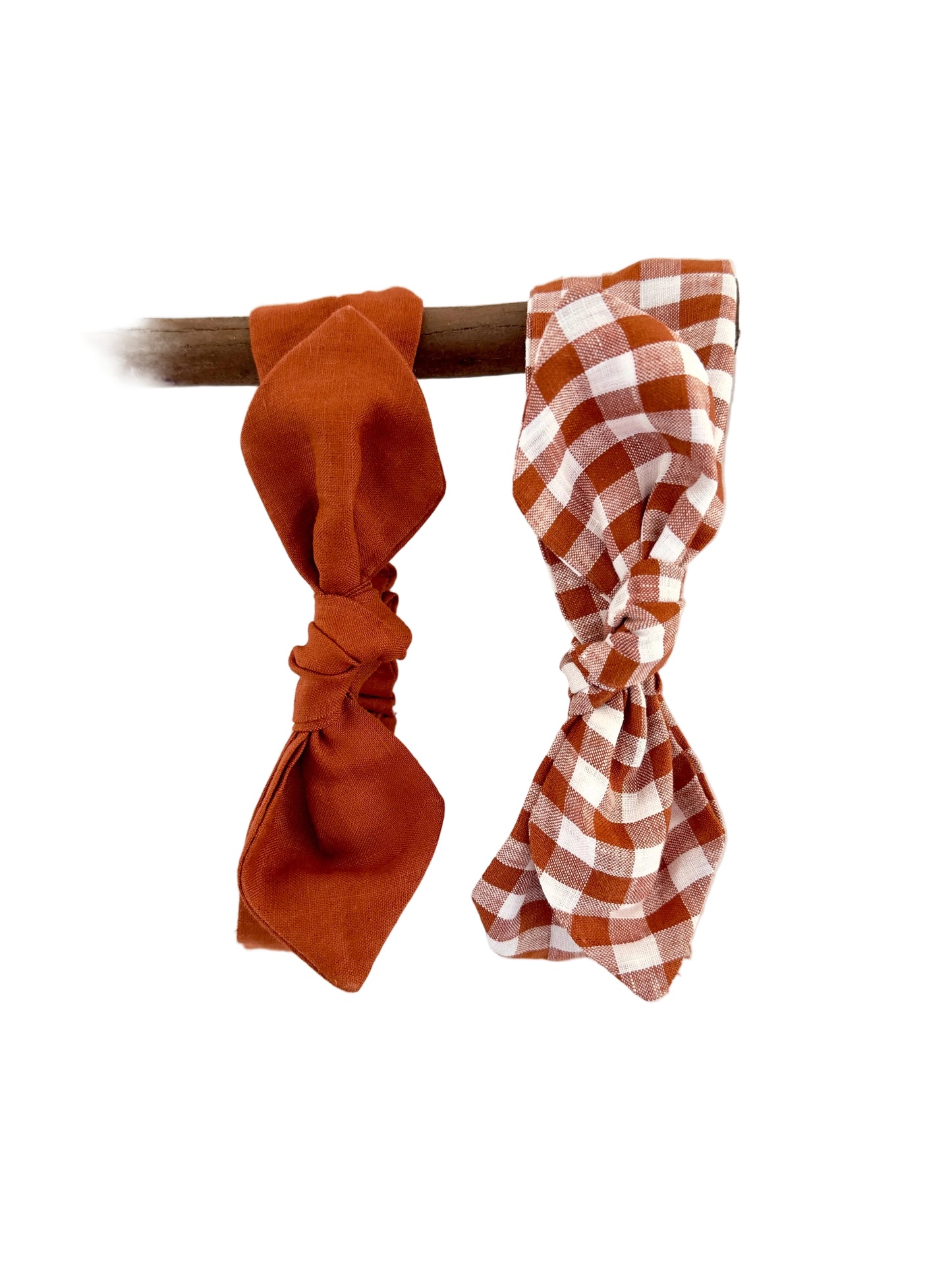 Bow headbands Paprika