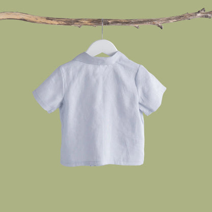 Boys button up shirt back