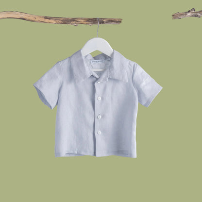 Boys button up shirt front