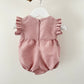 Charlotte baby playsuit back pink