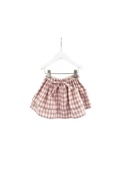Ellie Linen tiered skirt