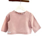 Esther girls linen top pink front