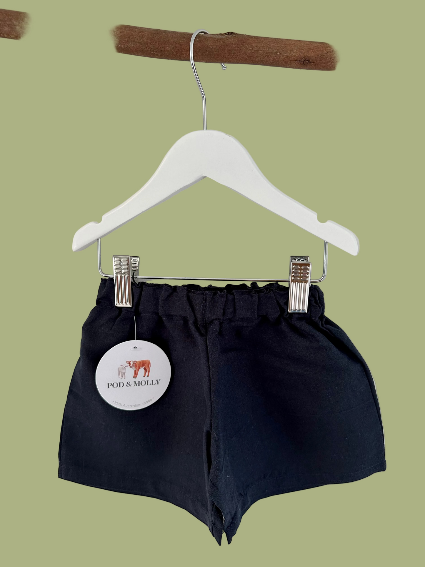 George Linen Shorts Navy