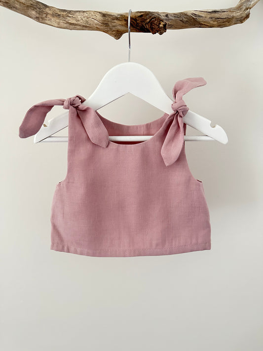 Grace baby top pink