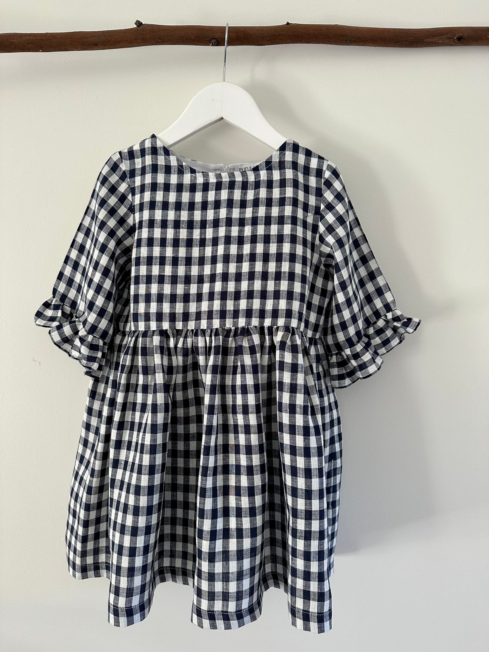 Alice short sleeve ruffle dress