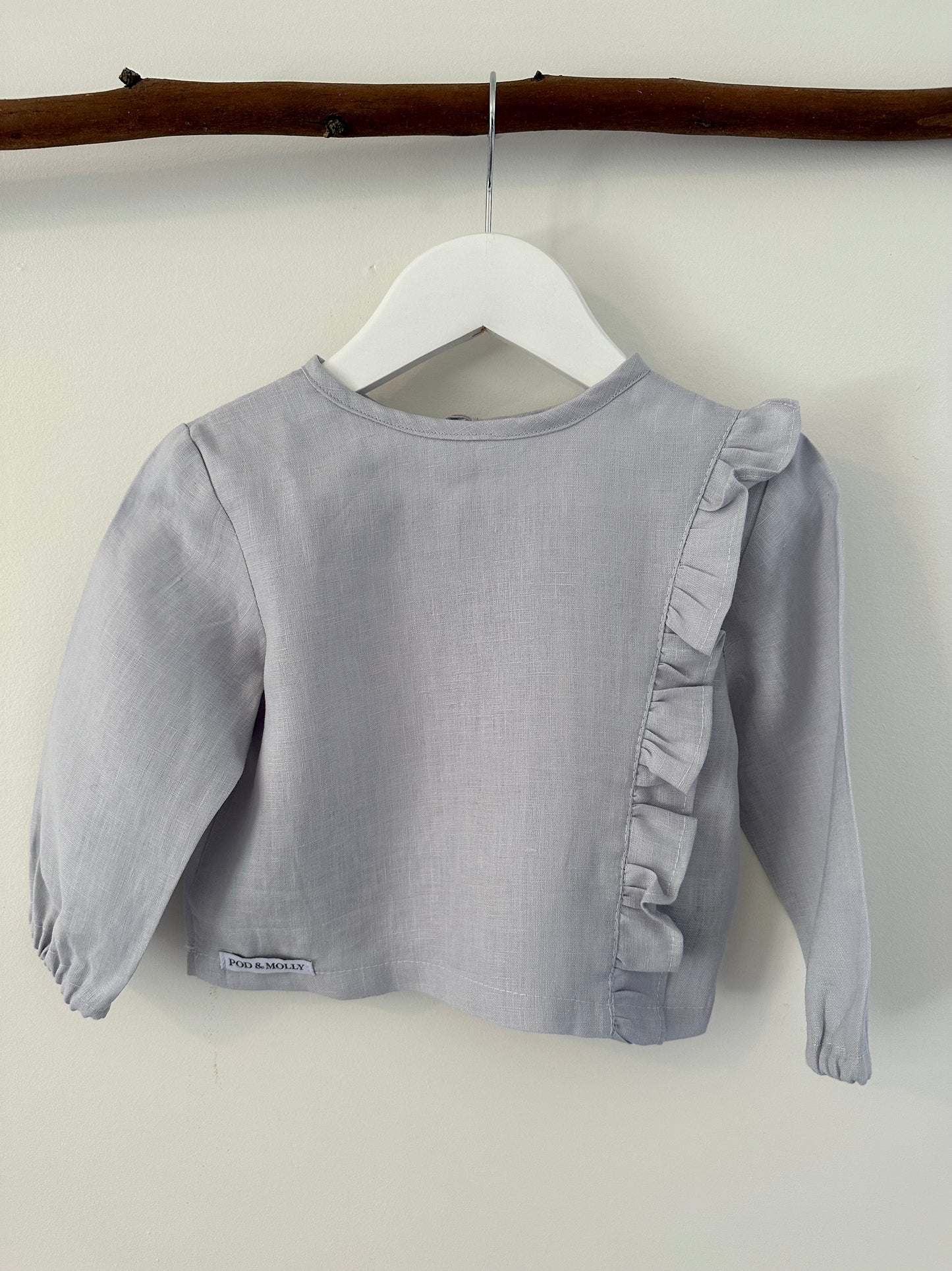 Bella ruffle girls top