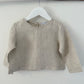 Esther girls linen top sand