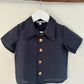 Charlie Linen Shirt Navy