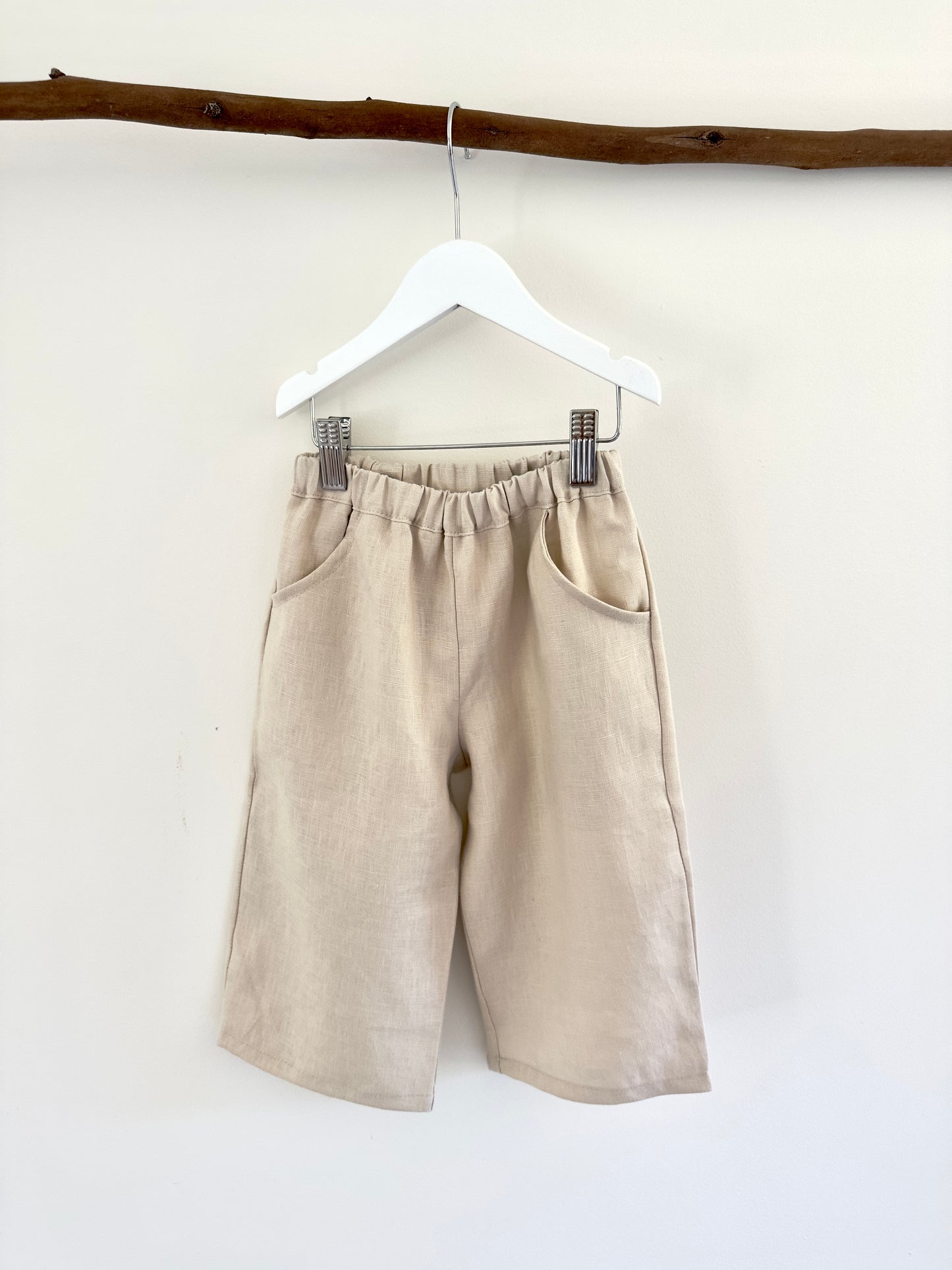 Emily linen pants sand