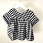 Lilly short sleeve linen top