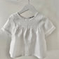 Lilly short sleeve linen top