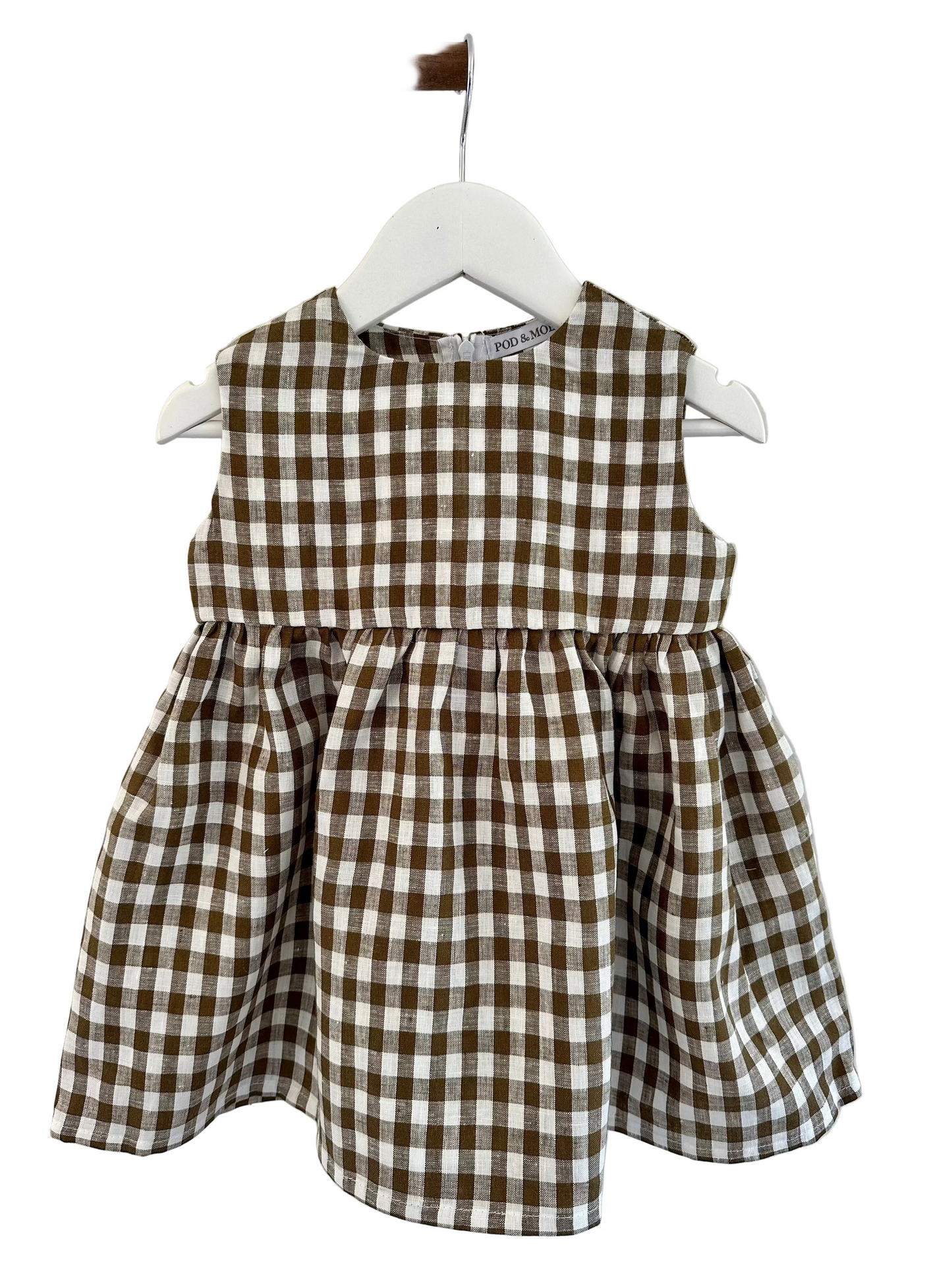 Olivia Linen baby dress