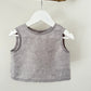 Riley Grey linen Top front