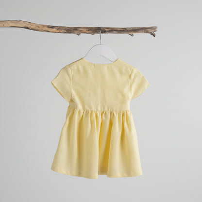 Sally Dress in Lemon back