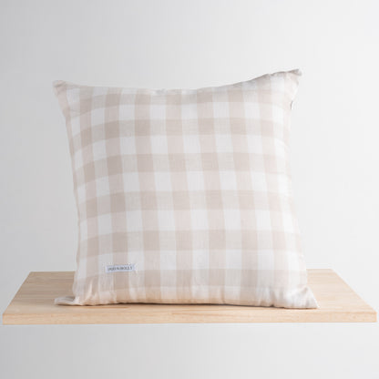 Check square pillow